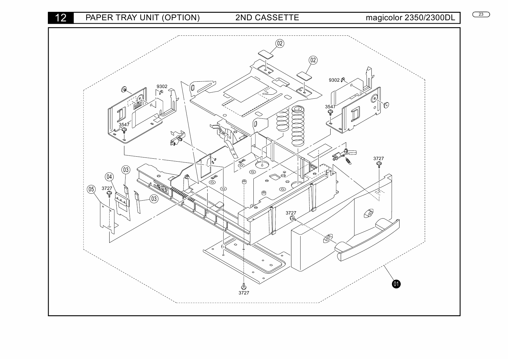 Konica-Minolta magicolor 2300 Parts Manual-3